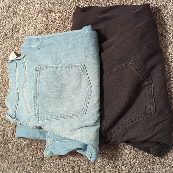 2 pr Old Navy wide leg WOW high waisted jeans - Picture 2 of 14